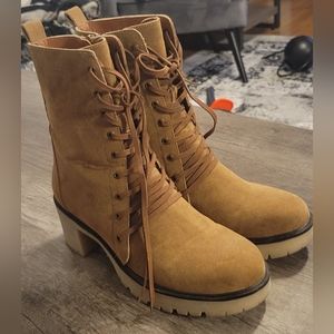 Brown Laced Boots